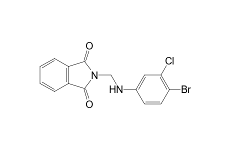 N-[(4-bromo-3-chloroanilino)methyl]phthalimide