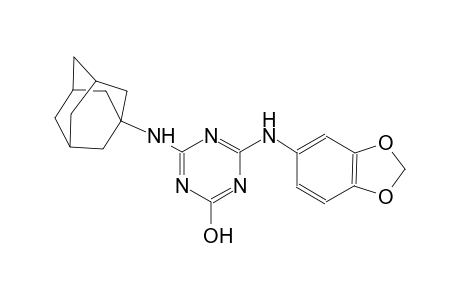 4-(1-adamantylamino)-6-(1,3-benzodioxol-5-ylamino)-1,3,5-triazin-2-ol