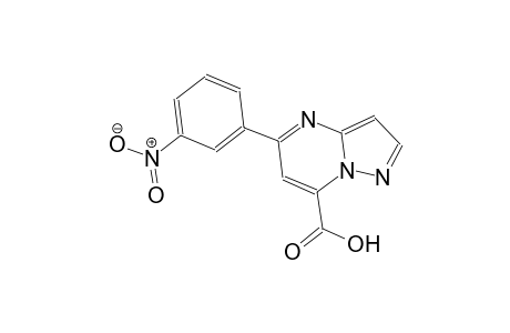 pyrazolo[1,5-a]pyrimidine-7-carboxylic acid, 5-(3-nitrophenyl)-