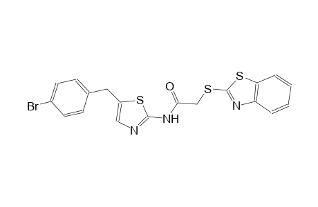 2-(1,3-benzothiazol-2-ylsulfanyl)-N-[5-(4-bromobenzyl)-1,3-thiazol-2-yl]acetamide