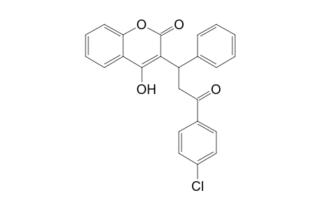 4-Hydroxy-3-[1'-phenyl-2'-(p-chlorobenzoyl)ethyl]-2H-benzopyran-2-one