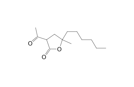 3-Acetyl-5-n-hexyl-5-methyldihydro-2(3H)-furanone