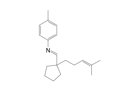 N-[1-(4'-Methyl-3'-pentenyl)cyclopentylmethylene]-toluidine