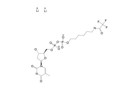 THYMIDINE_5'-DILITHIUM-(6-N-TRIFLUOROACETAMIDOHEXYL)_DIPHOSPHATE