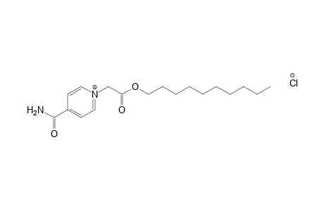 4-carbamoyl-1-(carboxymethyl)pyridinium chloride, decyl ester