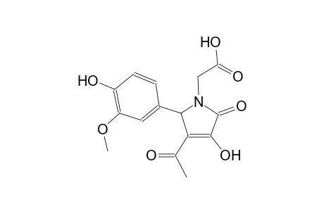 1H-pyrrole-1-acetic acid, 3-acetyl-2,5-dihydro-4-hydroxy-2-(4-hydroxy-3-methoxyphenyl)-5-oxo-