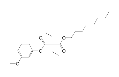 Diethylmalonic acid, 3-methoxyphenyl octyl ester