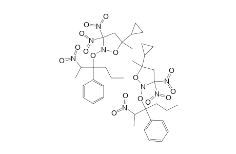 5-METHYL-3,3-DINITRO-2-(2-NITRO-1-PHENYLCYCLOHEXYLOXY)-5-CYCLOPROPYLCYCLOXAZOLIDINE;MIXTURE_OF_DIASTEREOMERS
