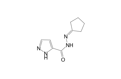 N'-cyclopentylidene-1H-pyrazole-5-carbohydrazide