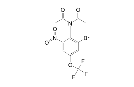 2-Bromo-6-nitro-4-trifluoromethoxyaniline, N,N-bis-acetyl