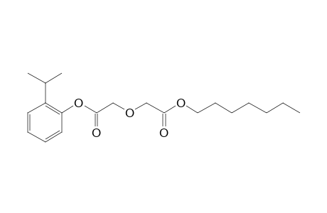 Diglycolic acid, heptyl 2-isopropylphenyl ester