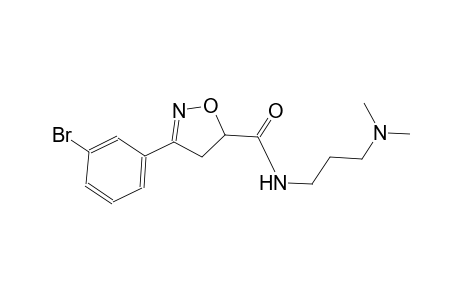 5-isoxazolecarboxamide, 3-(3-bromophenyl)-N-[3-(dimethylamino)propyl]-4,5-dihydro-