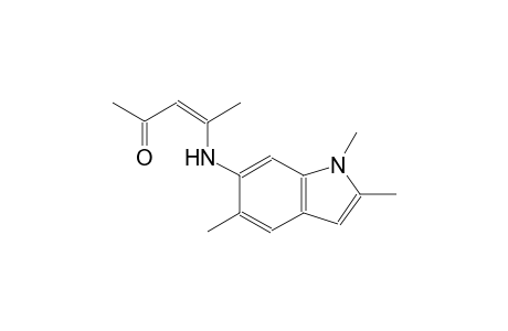 3-penten-2-one, 4-[(1,2,5-trimethyl-1H-indol-6-yl)amino]-, (3Z)-