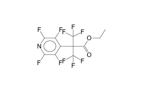 ETHYL 2,2-BIS(TRIFLUOROMETHYL)-2-(TETRAFLUOROPYRIDYL-4')ACETATE