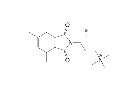 3-(4,6-dimethyl-1,3-dioxo-1,3,3a,4,7,7a-hexahydro-2H-isoindol-2-yl)-N,N,N-trimethyl-1-propanaminium iodide