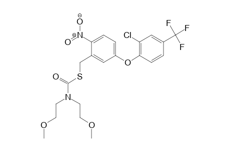 Carbamothioic acid, bis(2-methoxyethyl)-, S-[[5-[2-chloro-4-(trifluoromethyl)phenoxy]-2-nitrophenyl]methyl]