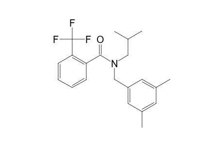 Benzamide, 2-trifluoromethyl-N-(3,5-dimethylbenzyl)-N-isobutyl-