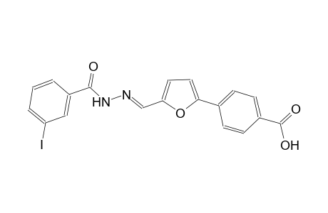 4-(5-{(E)-[(3-iodobenzoyl)hydrazono]methyl}-2-furyl)benzoic acid