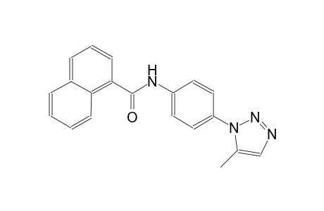 1-naphthalenecarboxamide, N-[4-(5-methyl-1H-1,2,3-triazol-1-yl)phenyl]-