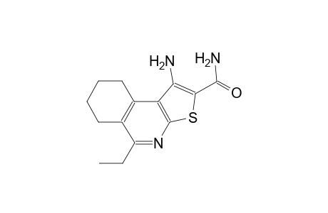 thieno[2,3-c]isoquinoline-2-carboxamide, 1-amino-5-ethyl-6,7,8,9-tetrahydro-