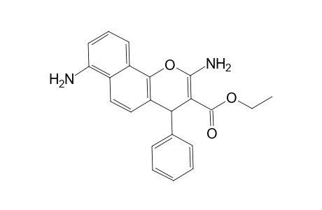 2,7-Diamino-4-phenyl-4H-benzo[h]chromene-3-carboxylic acid ethyl ester