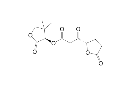 4,4-Dimethyl-2-oxofuran-3-yl 3-(2-oxofuran-5-yl)-3-oxopropanoate