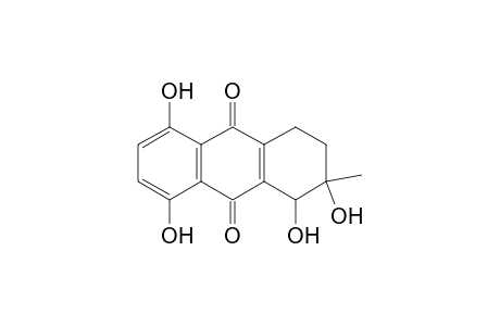 (3RS,4RS)-3,4,5,8-Tetrahydroxy-3-methyl-1,2,3,4-tetrahydro-9,10-anthraquinone