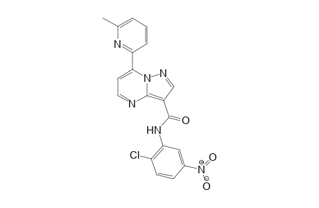 N-(2-Chloro-5-nitrophenyl)-7-(6-methylpyridin-2-yl)pyrazolo[1,5-a]pyrimidine-3-carboxamide