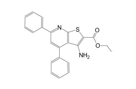 thieno[2,3-b]pyridine-2-carboxylic acid, 3-amino-4,6-diphenyl-, ethyl ester