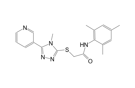 N-mesityl-2-{[4-methyl-5-(3-pyridinyl)-4H-1,2,4-triazol-3-yl]sulfanyl}acetamide
