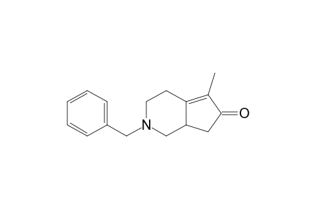 2-Benzyl-2,3,4,6,7,7a-hexahydro-5-methyl-1H-cyclopenta[c]pyridin-6-one