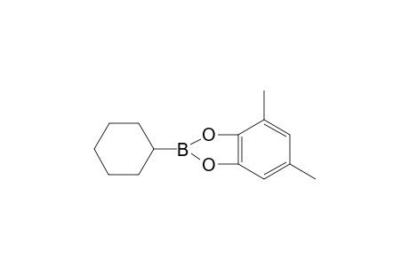 2-Cyclohexyl-4,6-dimethyl-benzo[1,3,2]dioxaborole