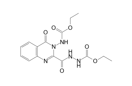 3-Carbethoxyamino-2-carbethoxyhydrazinocarbonylquinazolin-4(3H)-one