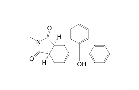 1H-Isoindole-1,3(2H)-dione, 3a,4,7,7a-tetrahydro-5-(hydroxydiphenylmethyl)-2-methyl-, cis-
