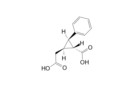 (1R,2S,3R)-2-(carboxymethyl)-3-phenyl-1-cyclopropanecarboxylic acid