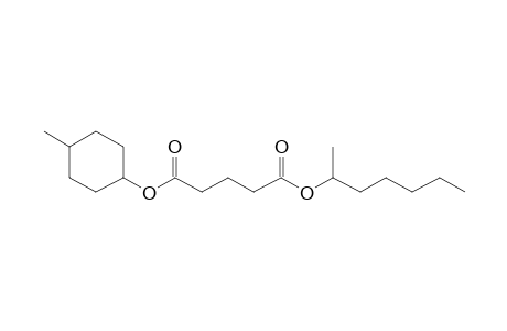 Glutaric acid, hept-2-yl 4-methylcyclohexyl ester