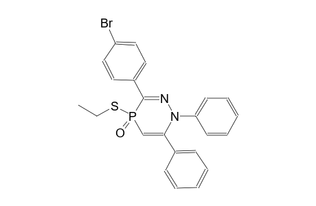 3-(4-bromophenyl)-4-(ethylsulfanyl)-1,6-diphenyl-1,4-dihydro-1,2,4-diazaphosphorine 4-oxide