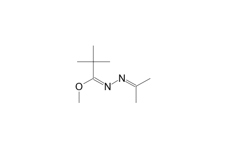 Methyl ester of (E)-2,2-dimethyl-N-(1-methylethylidene)propanehydrazonic acid