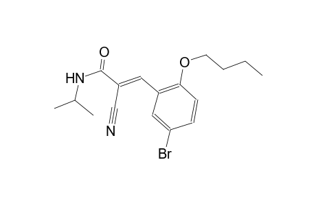 (2E)-3-(5-bromo-2-butoxyphenyl)-2-cyano-N-isopropyl-2-propenamide
