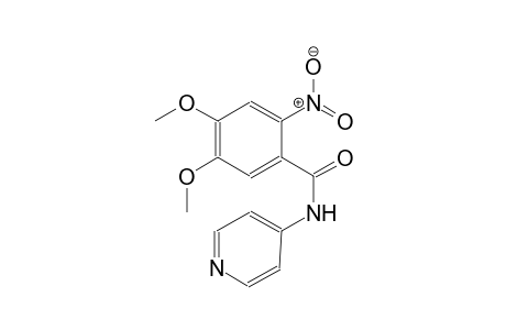 4,5-dimethoxy-2-nitro-N-(4-pyridinyl)benzamide