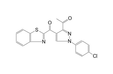 ethanone, 1-[4-(2-benzothiazolylcarbonyl)-1-(4-chlorophenyl)-1H-pyrazol-3-yl]-
