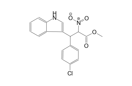 1H-indole-3-propanoic acid, beta-(4-chlorophenyl)-alpha-nitro-, methylester