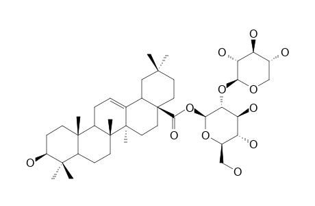 28-O-[XYLOPYRANOSYL-(1->2)-GLUCOPYRANOSYL]-OLEANOLIC-ACID-ESTER