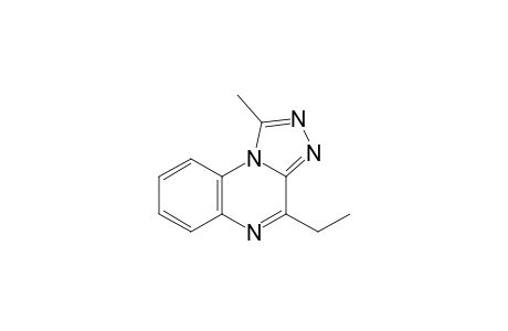 4-ethyl-1-methyl-s-triazolo[4,3-a]quinoxaline
