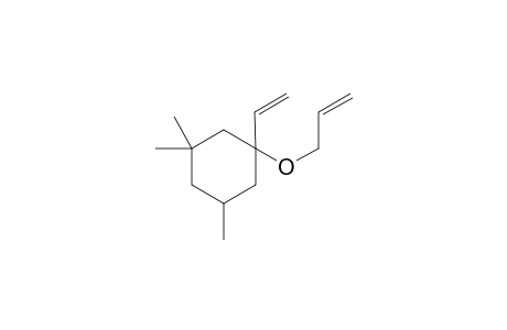 1-(allyloxy)-3,3,5-trimethyl-1-vinylcyclohexane