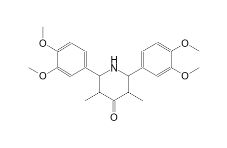 4-piperidinone, 2,6-bis(3,4-dimethoxyphenyl)-3,5-dimethyl-