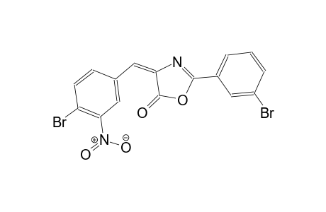 (4E)-4-(4-bromo-3-nitrobenzylidene)-2-(3-bromophenyl)-1,3-oxazol-5(4H)-one