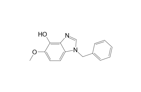 1H-Benzimidazol-4-ol, 5-methoxy-1-(phenylmethyl)-