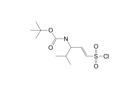 N-[(E)-3-chlorosulfonyl-1-isopropyl-prop-2-enyl]carbamic acid tert-butyl ester