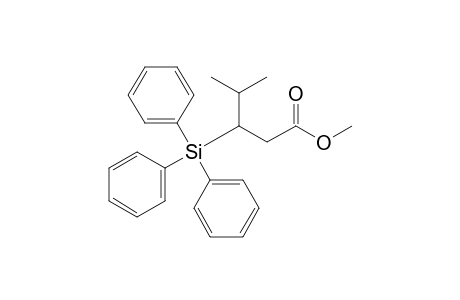 4-Methyl-3-triphenylsilyl-valeric acid methyl ester
